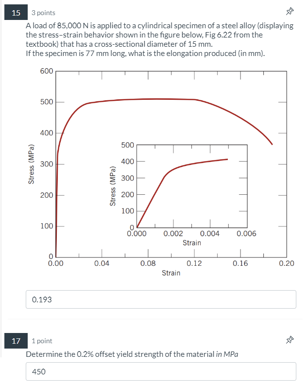 A load of \ ( 8 5 , 0 0 0 \ mathrm { ~N } \ ) is