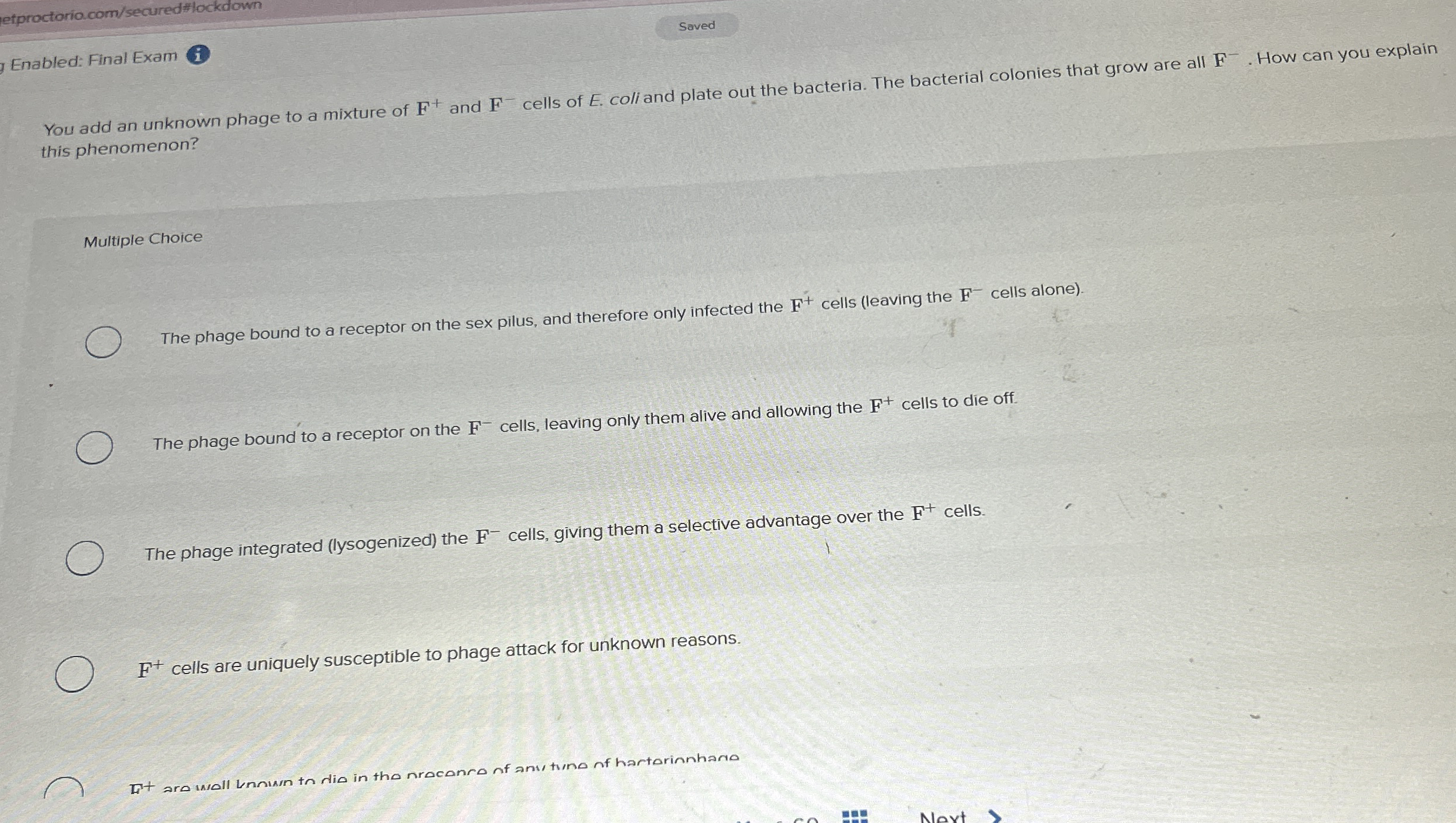 Enabled: Final Exam ( i ) this phenomenon?