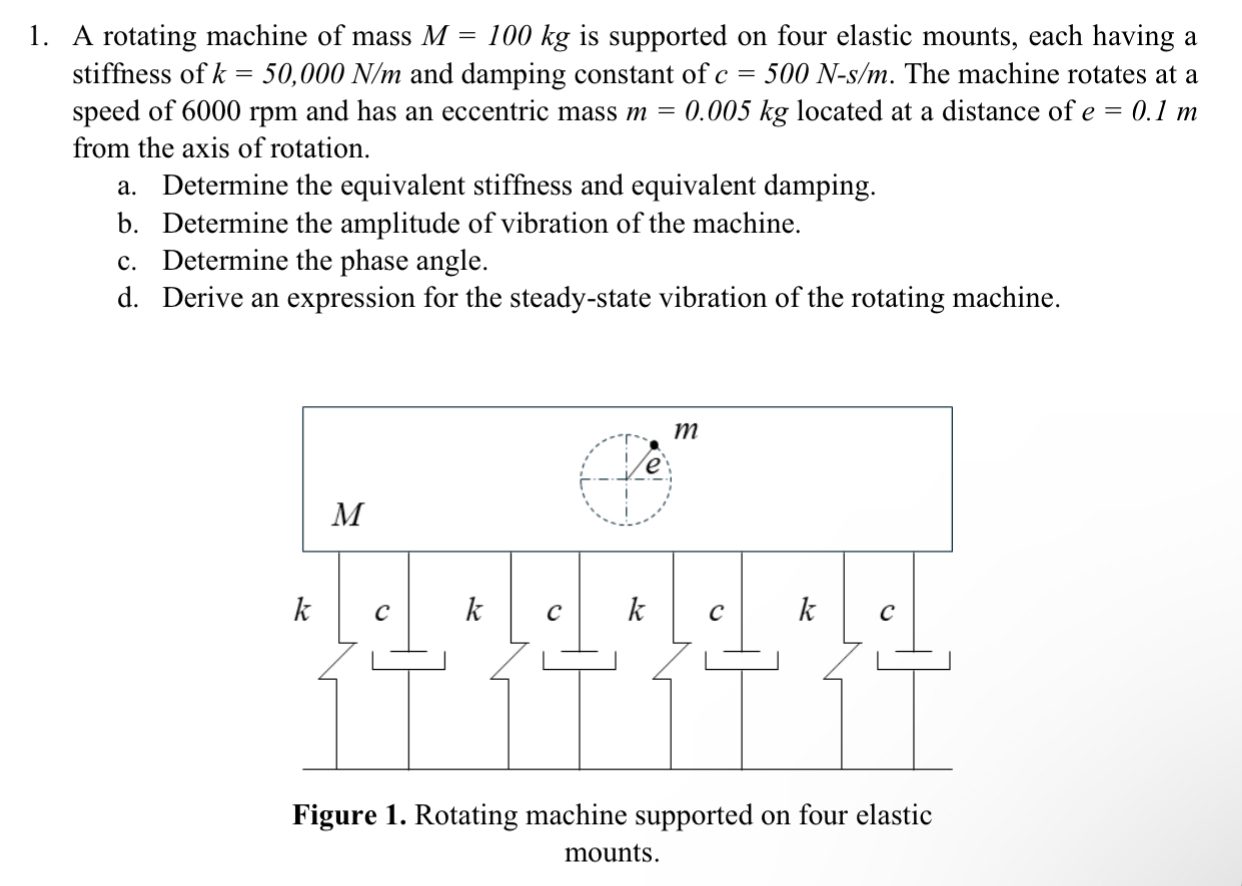 M 1 * x 1 + D 1 * x 1 - D 1 x 2 + K 1 x 1 = 0 M 2