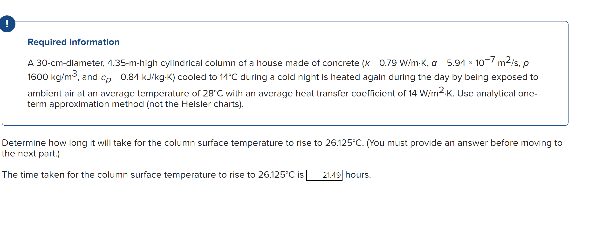 Required information A 3 0 - cm - diameter, 4 . 3