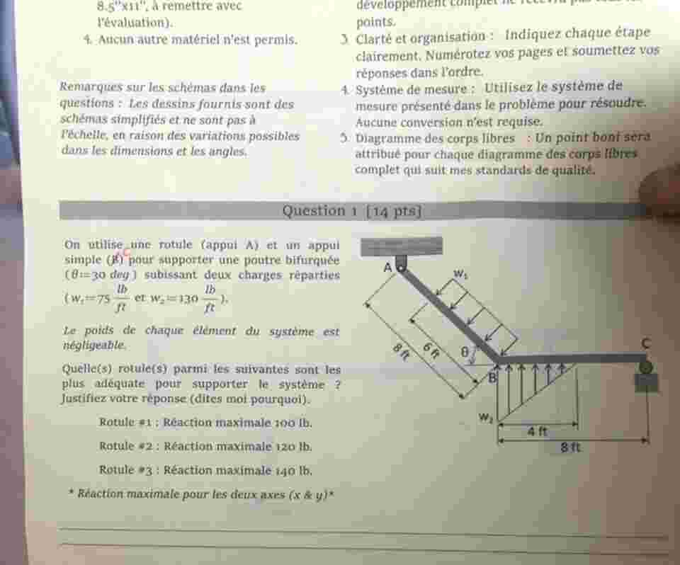 Question 3 [ 2 2 points ] Calculate the tension
