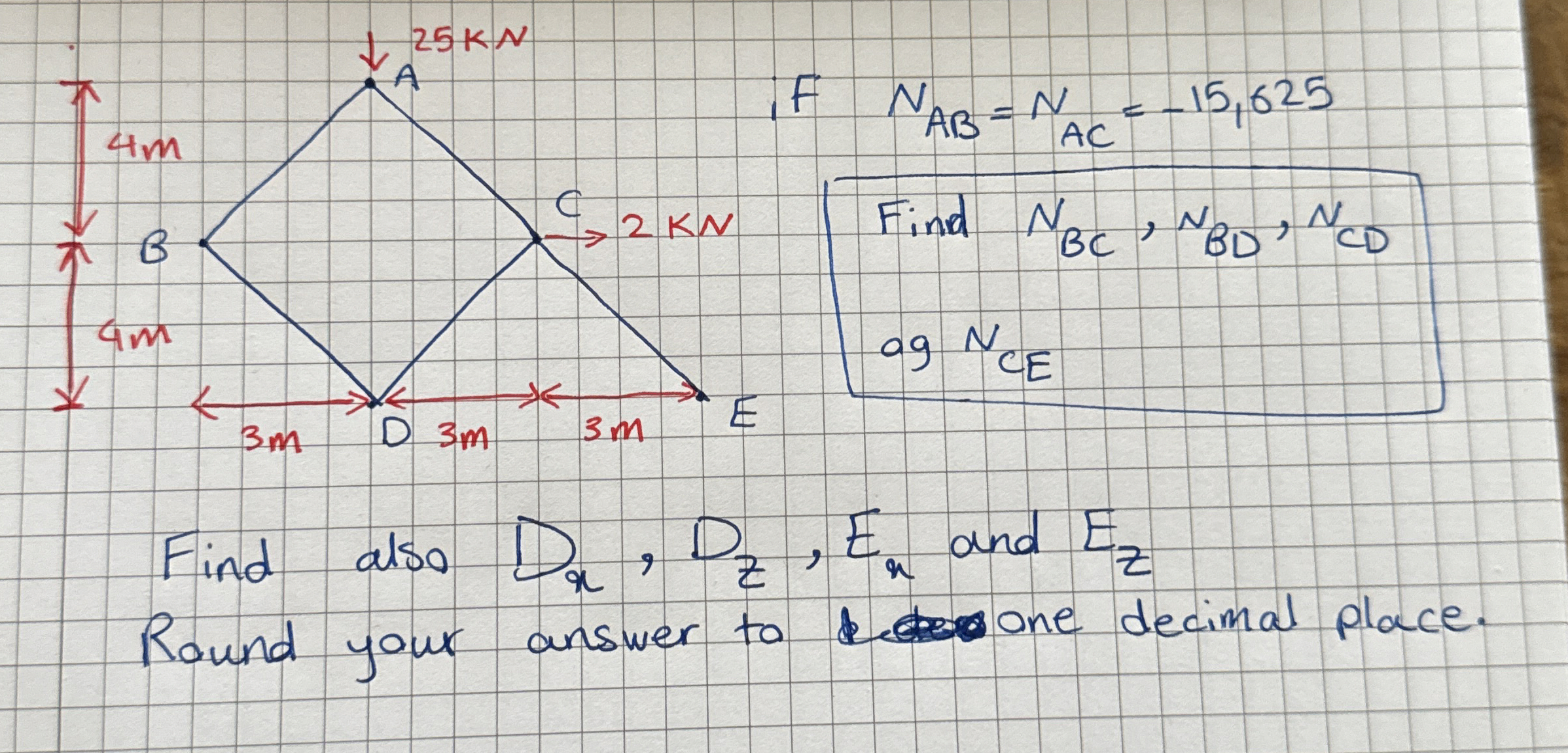 if , N A B = N A C = - 1 5 , 6 2 5 Find N B C , N