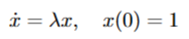 Solve the following linear differential equation