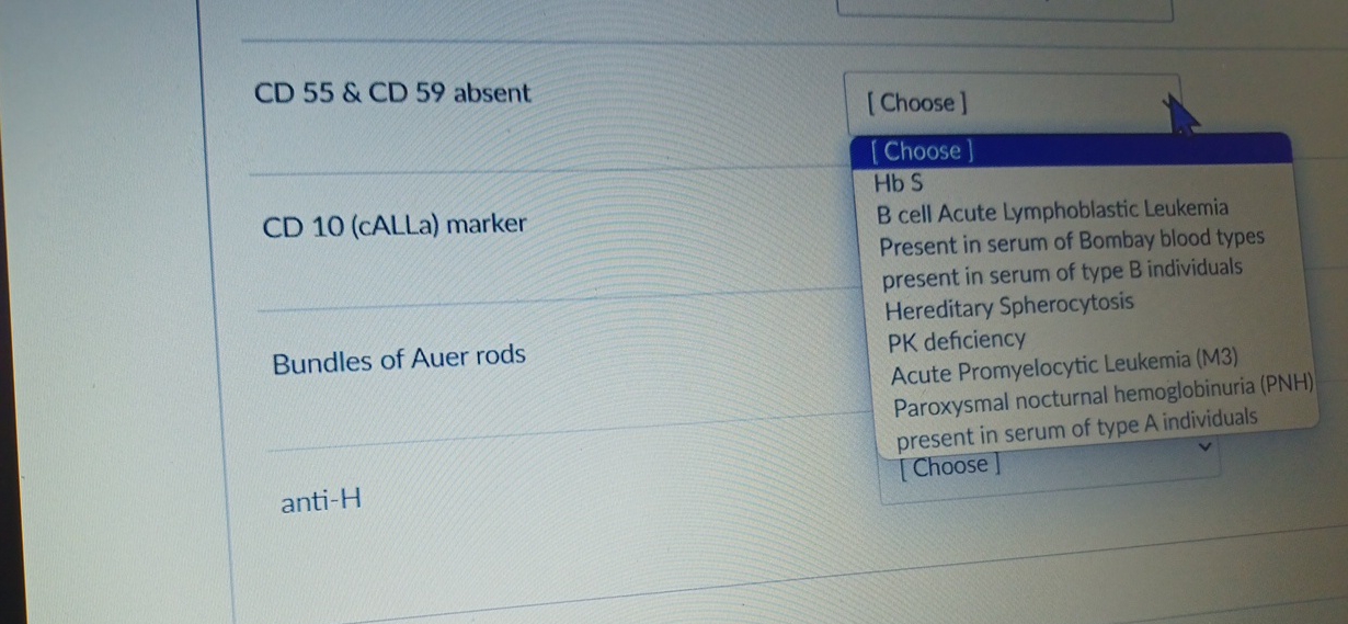 CD 5 5 & CD 5 9 absent CD 1 0 ( cALLa ) marker