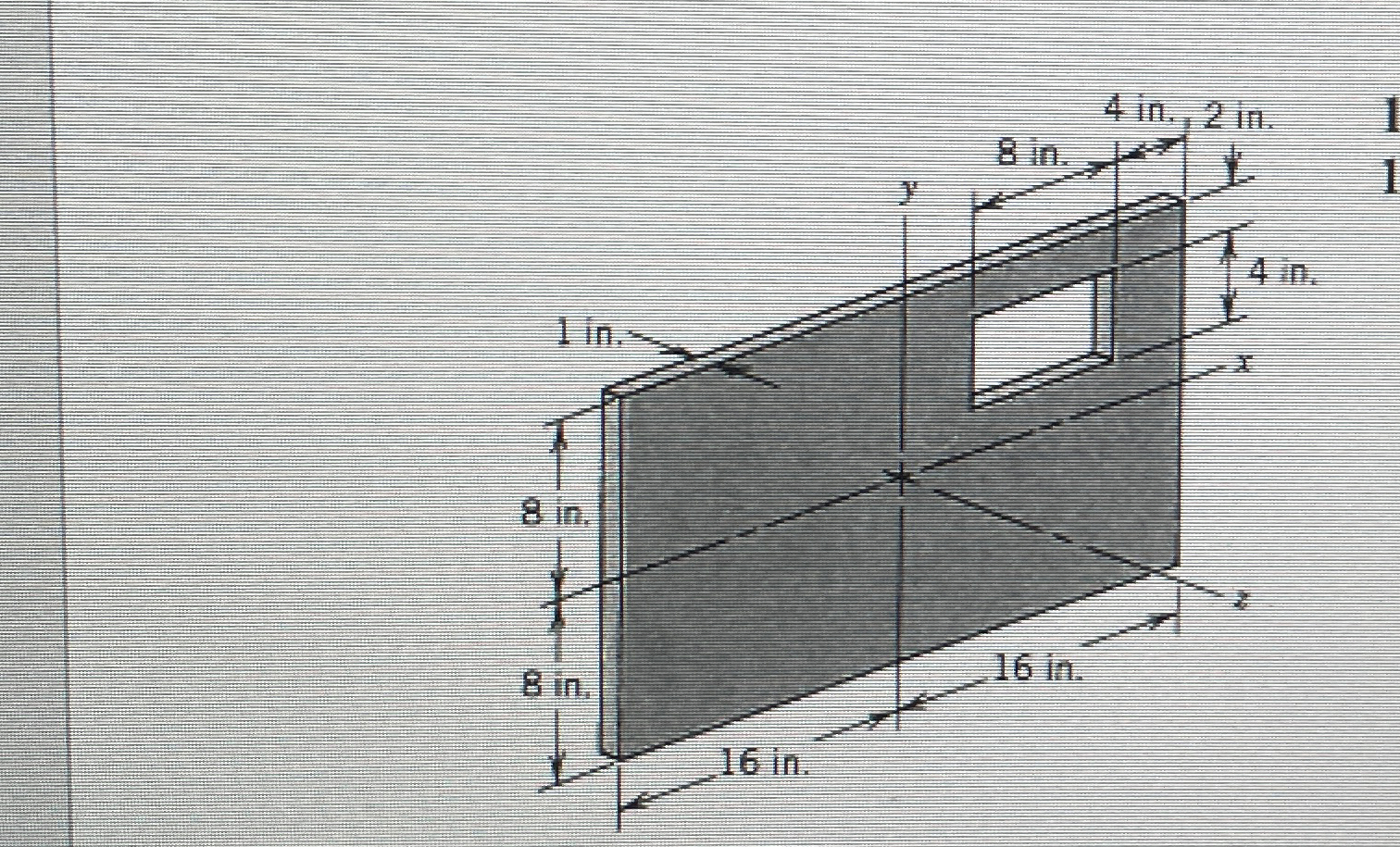 Determine the moment of intertisertia about thr z