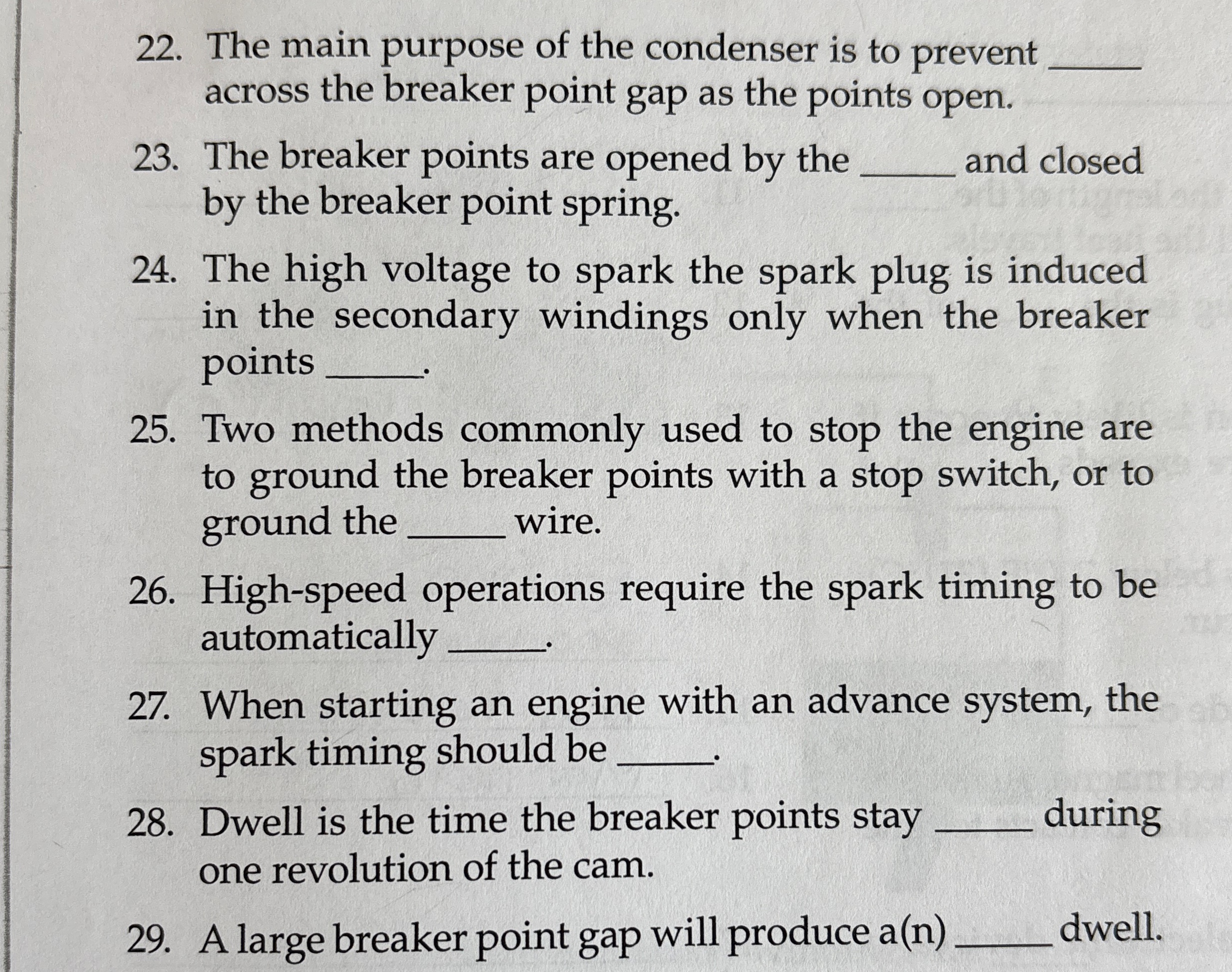 The main purpose of the condenser is to prevent