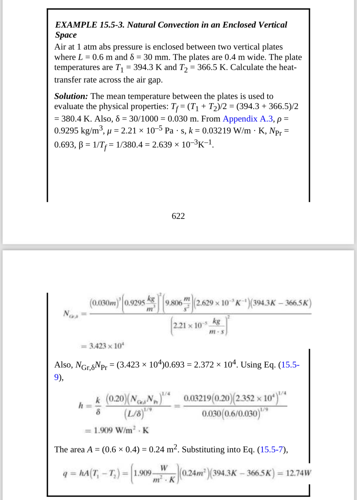 1 5 . 5 - 5 . Natural Convection in an Enclosed
