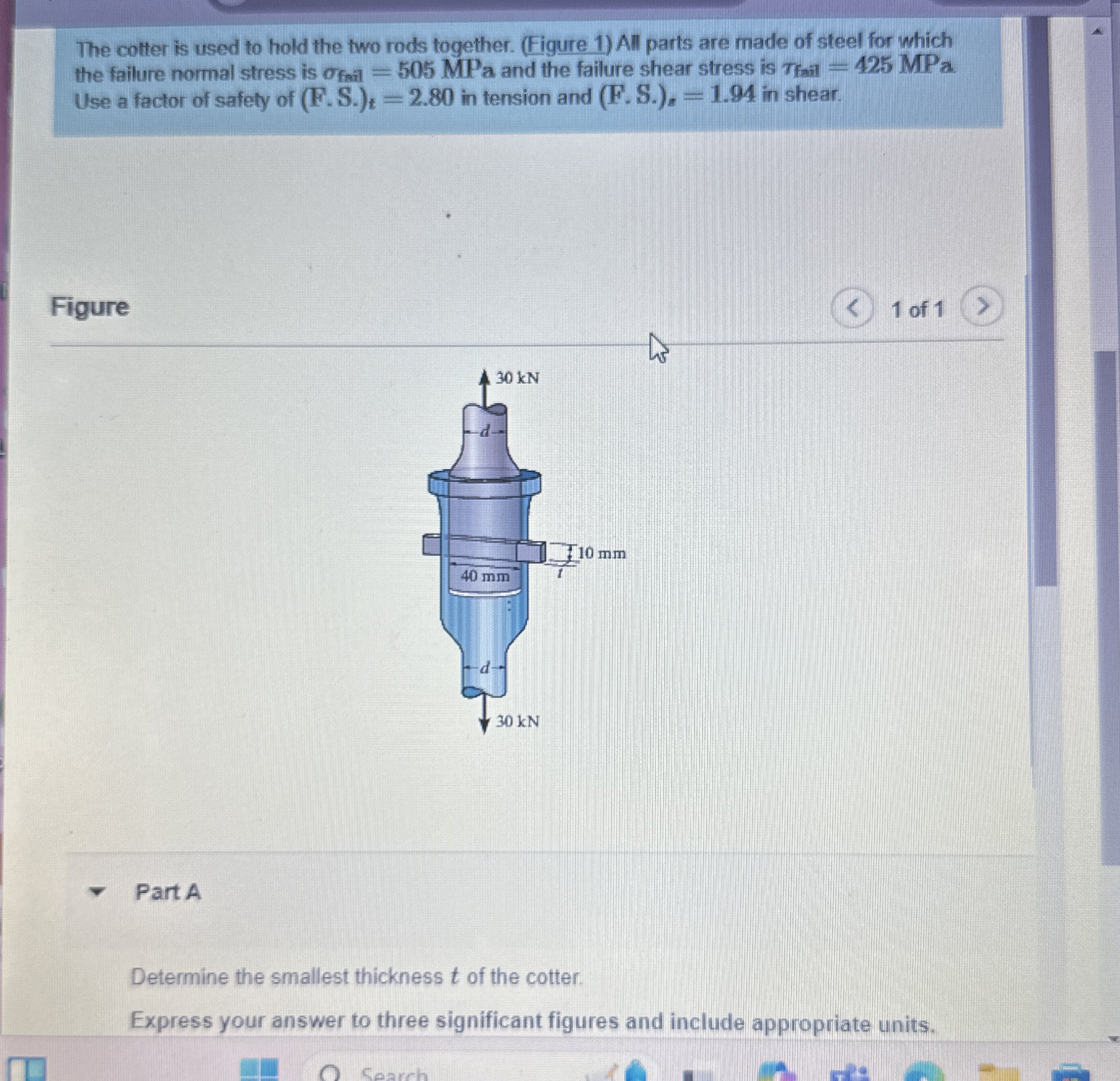 The colter is used to hold the two rods together.