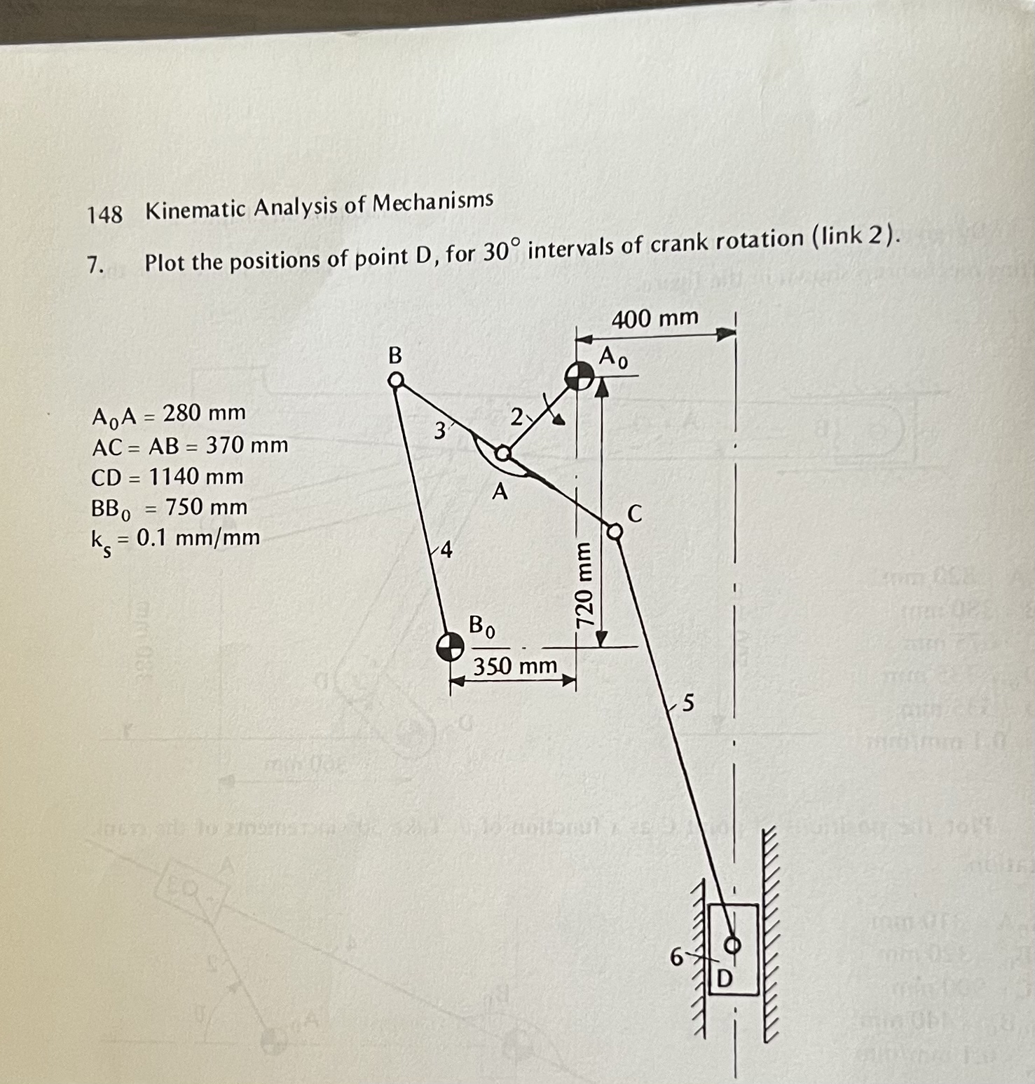 1 4 8 Kinematic Analysis of Mechanisms Plot the