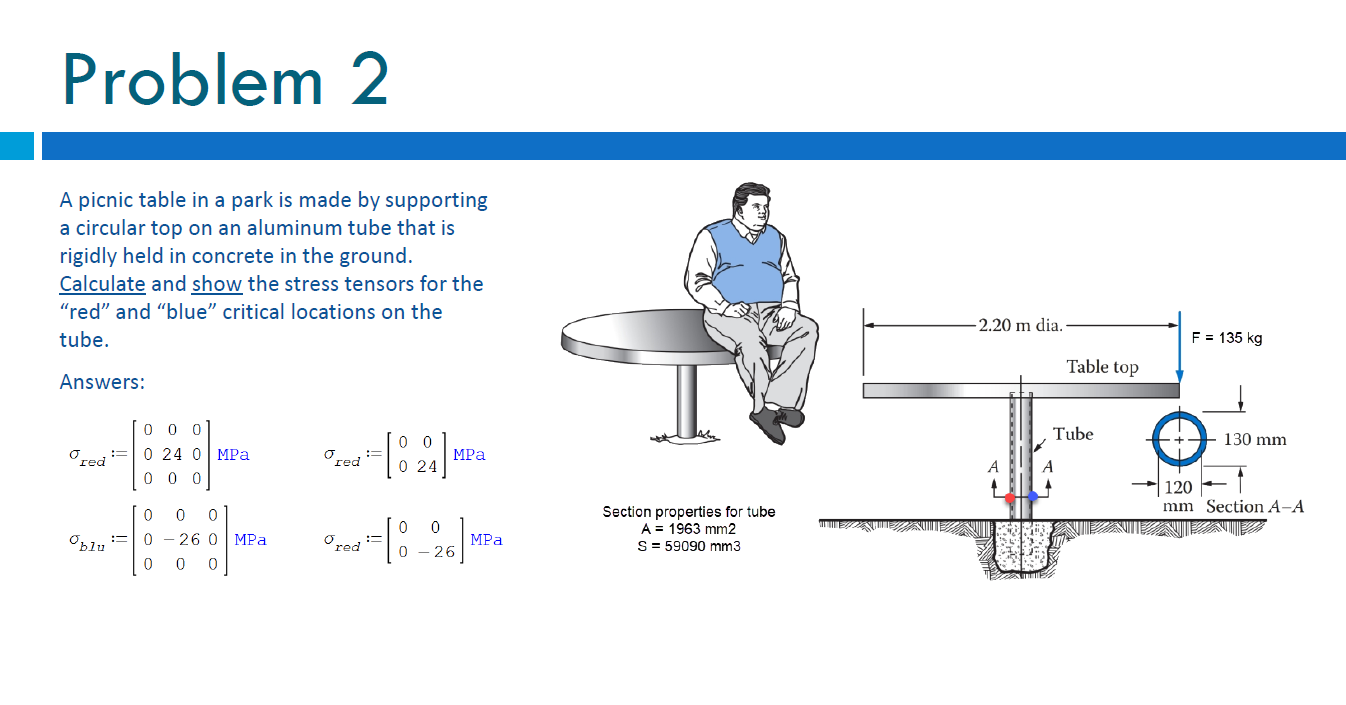 A picnic table in a park is made by supporting a