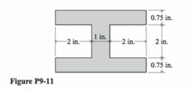 9 - 1 1 Determine the maximum allowable