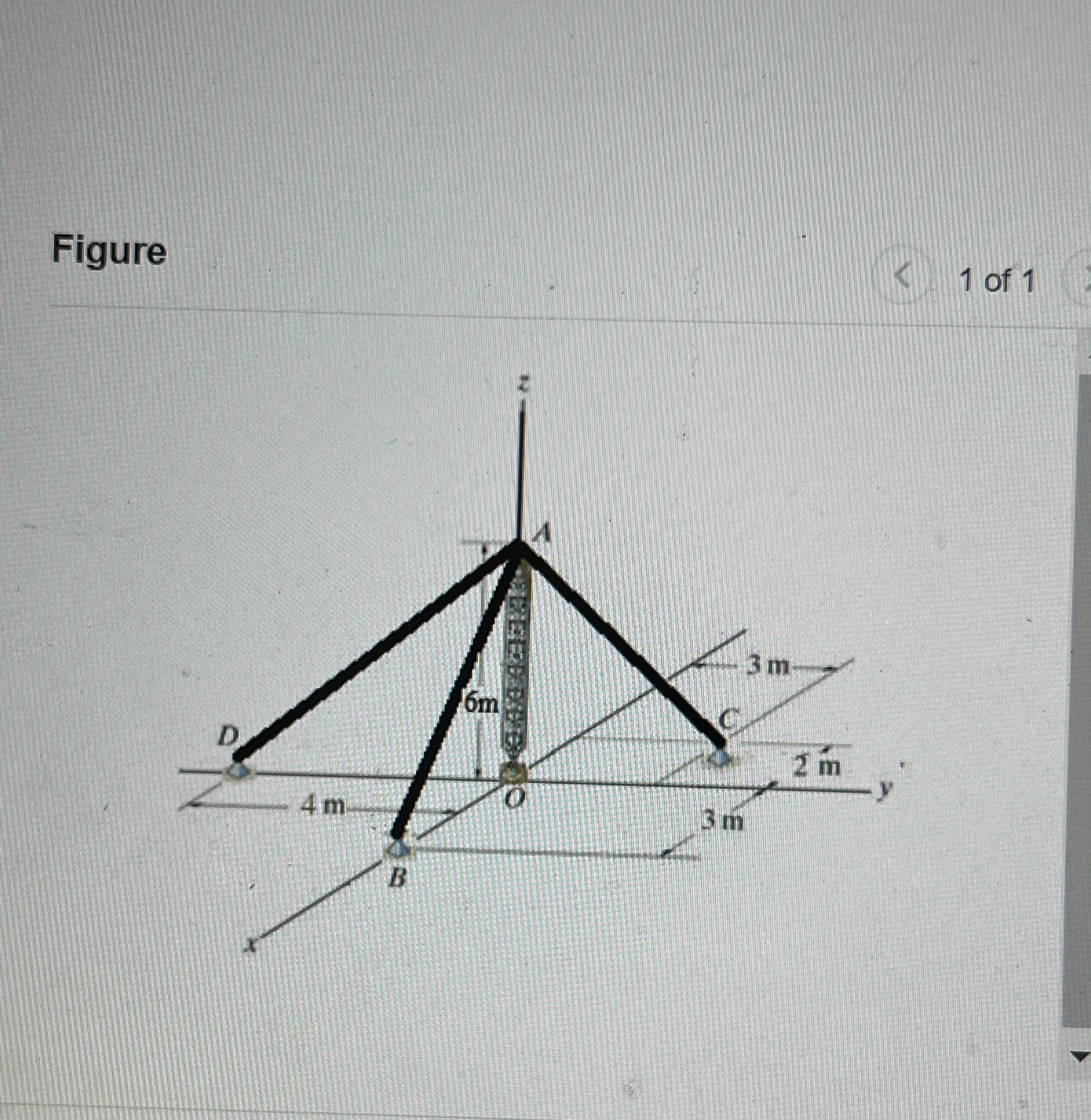 Question 1 Cable AD in ( Figure 1 ) is tightened