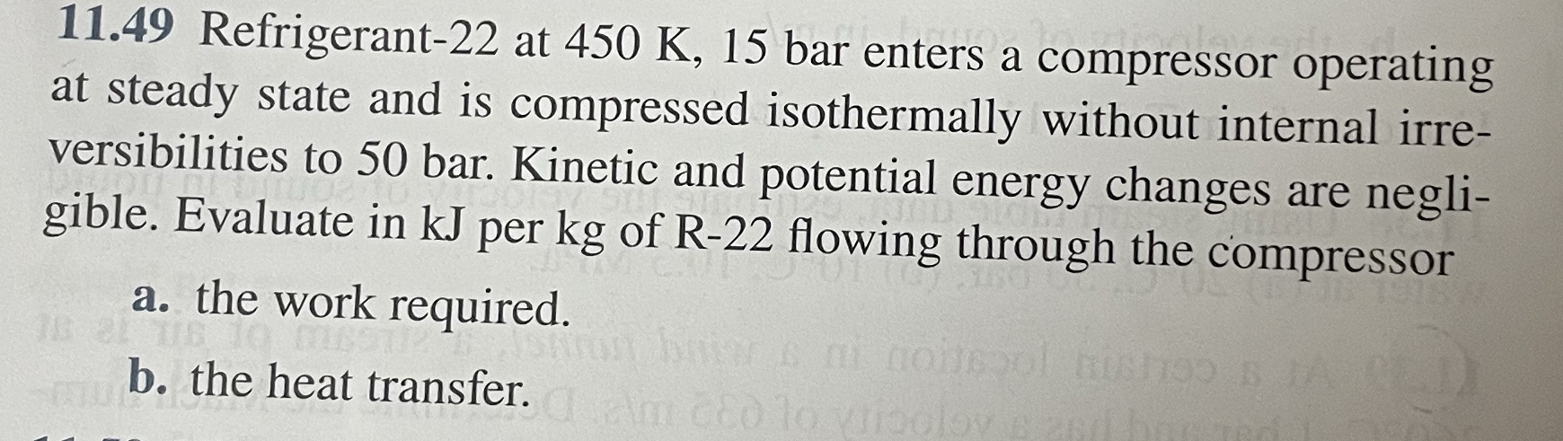 1 1 . 4 9 Refrigerant - 2 2 at 4 5 0 K , 1 5 bar