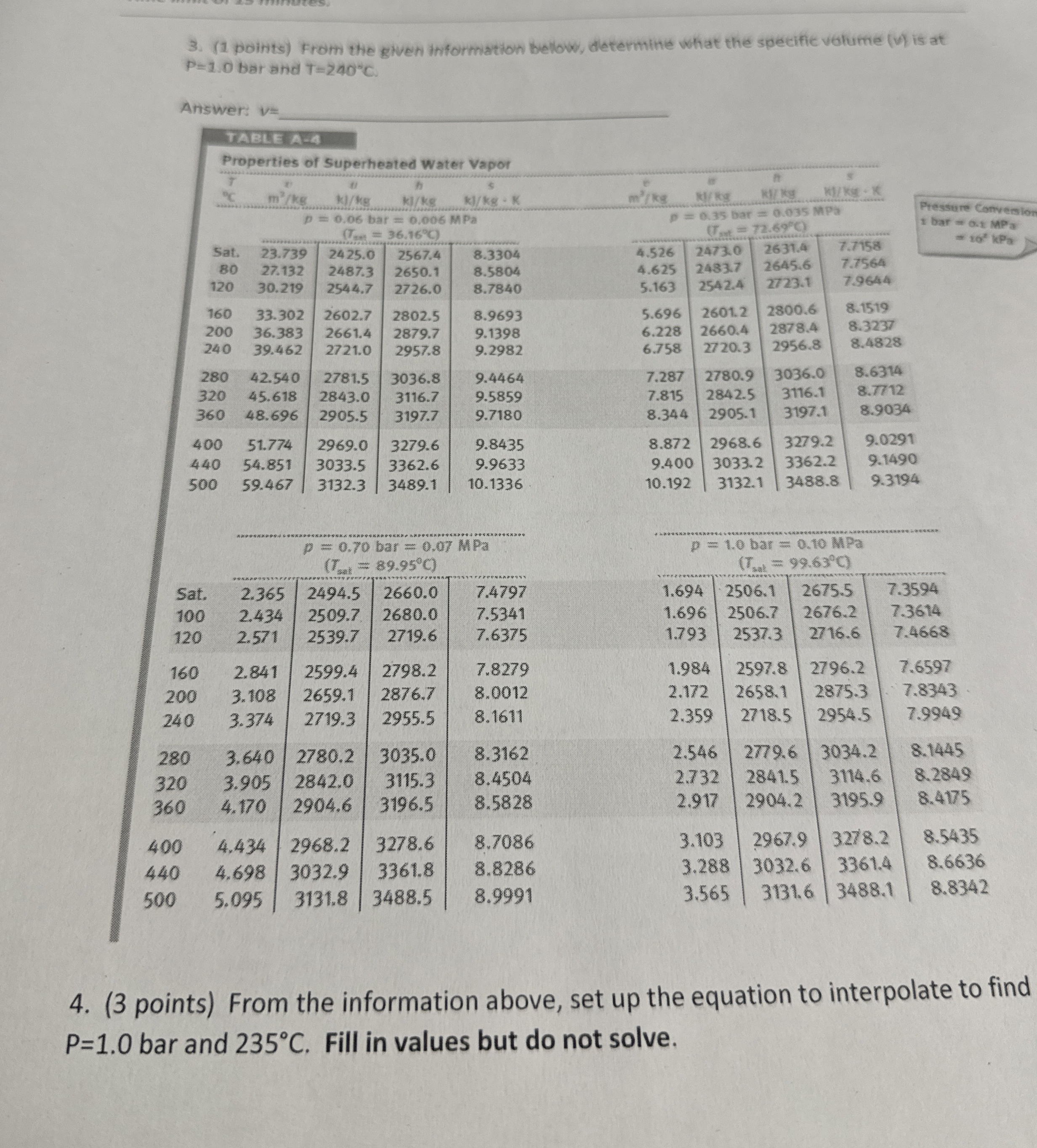 ( 1 points ) From the given Information bellow,