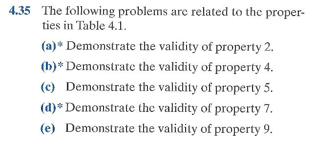 4 . 3 5 The following problems are related to the