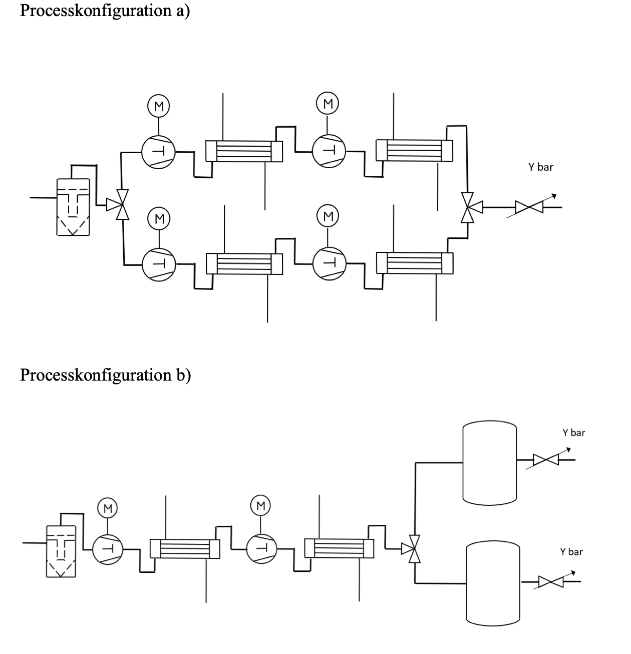 Show me the steps to solve : A compressed air