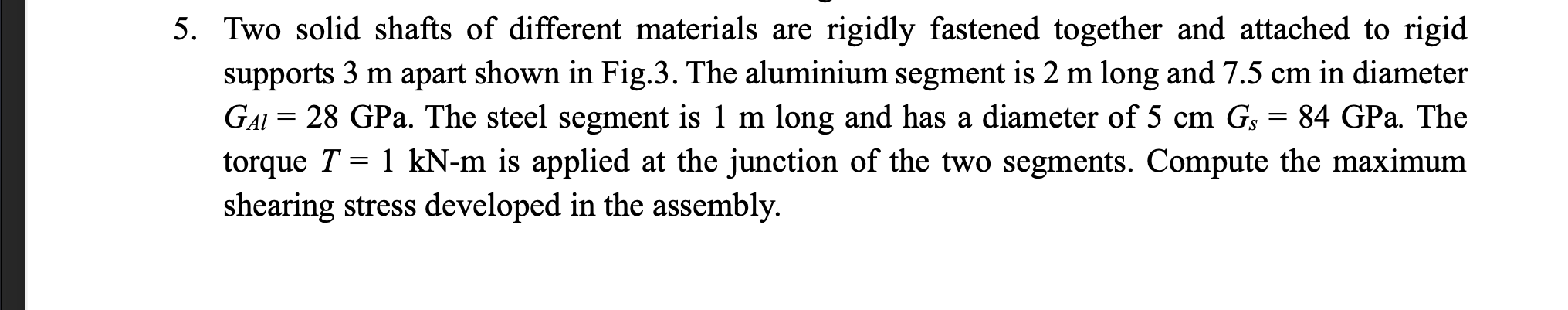 A rectangular base plate is fixed at each of its