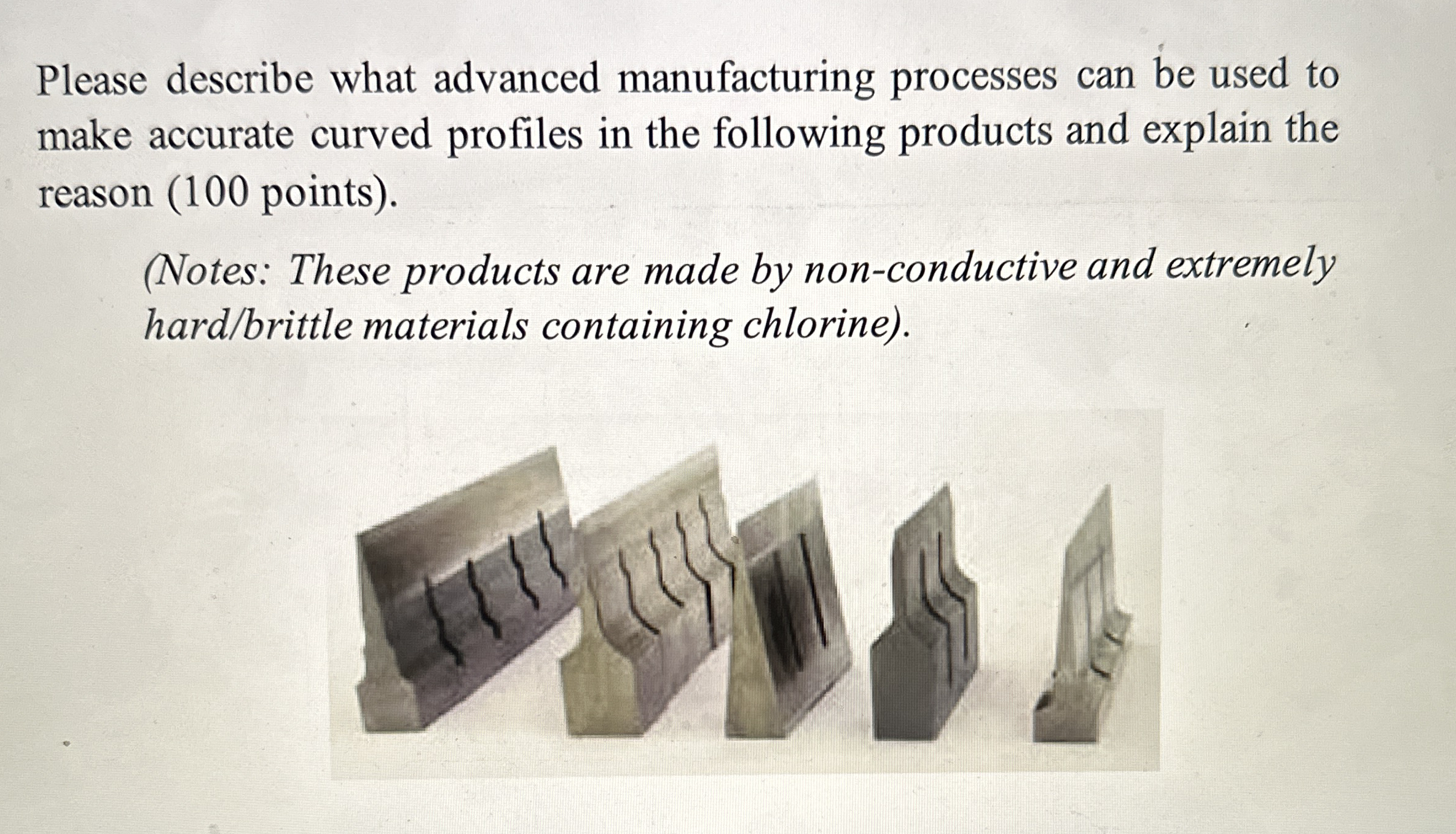 Please describe what advanced manufacturing