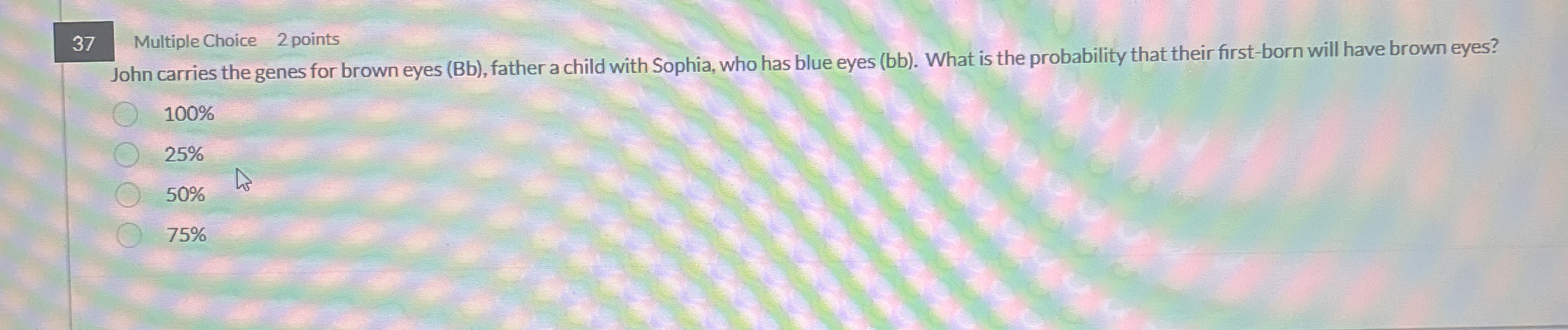 3 7 Multiple Choice 2 points John carries the