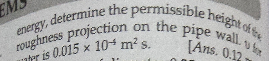 1 4 . 1 0 If a pipe 3 m in diameter is to carry a