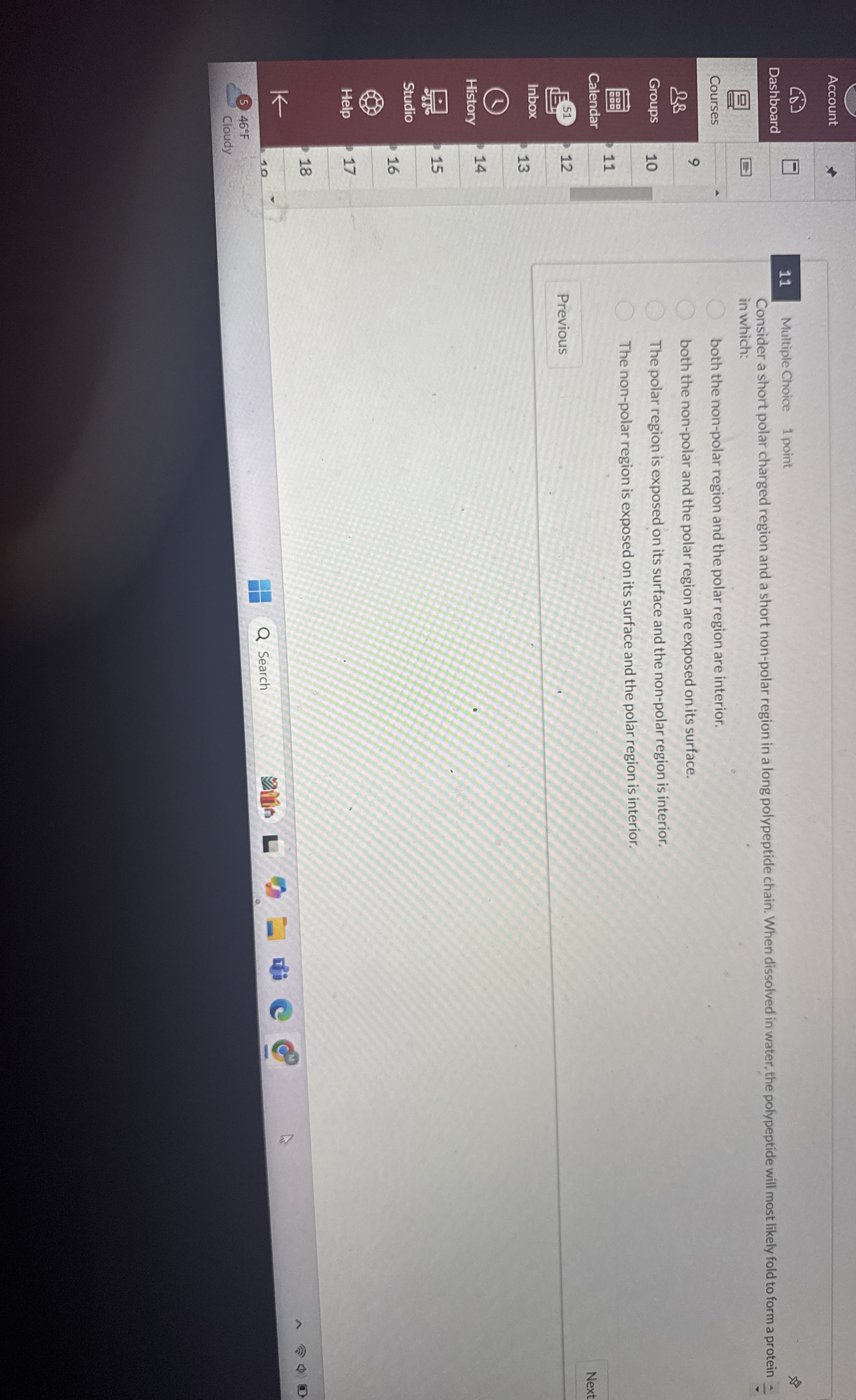 Account 0 Dashboard Multiple Choice 1 point
