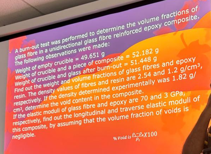 A burn - out test was performed to determine the