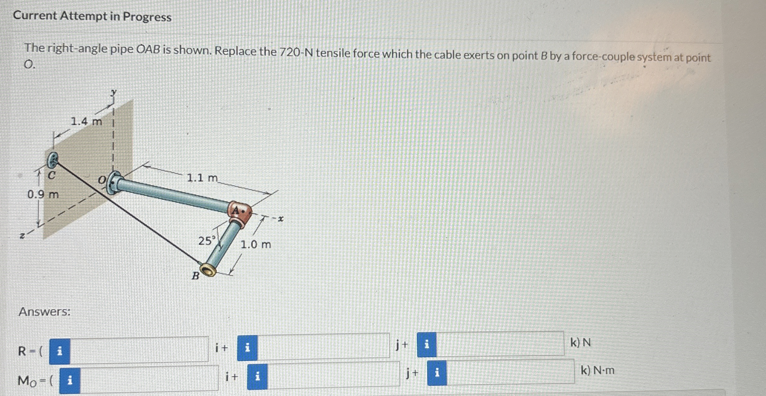 Current Attempt in Progress The right - angle
