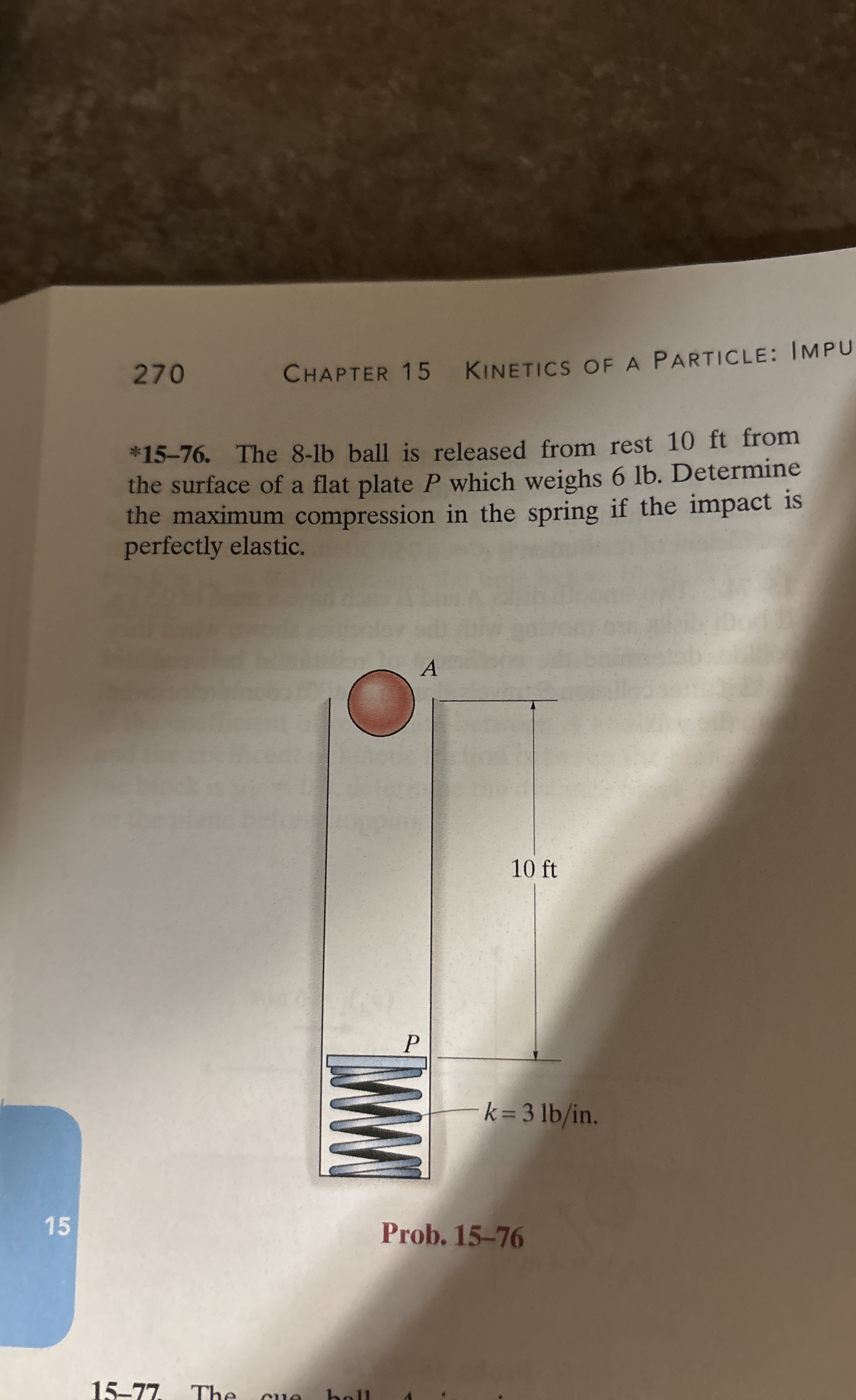 2 7 0 CHAPTER 1 5 Kinetics OF A PARTICLE: IMPU *