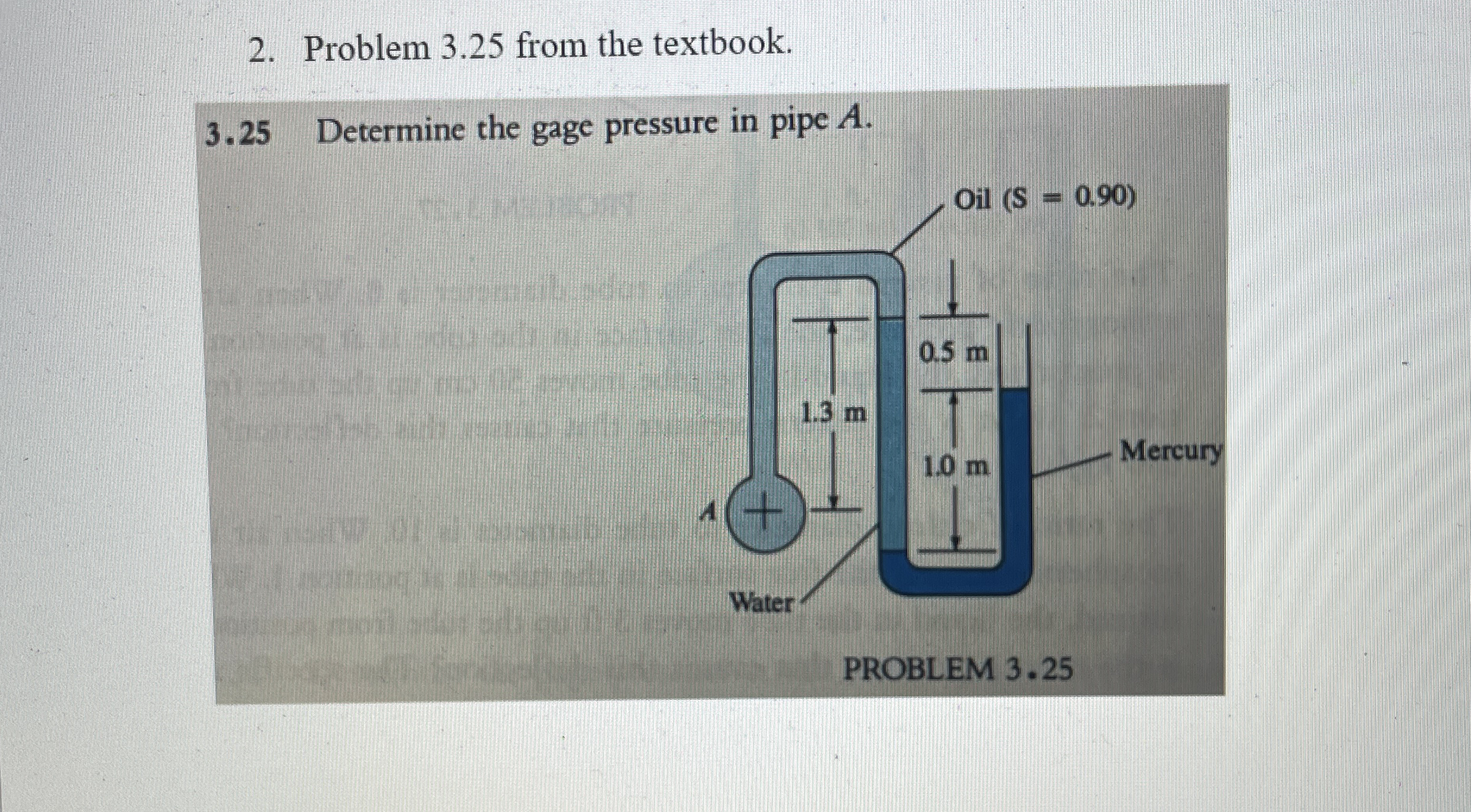Problem 3 . 2 5 from the textbook. 3 . 2 5