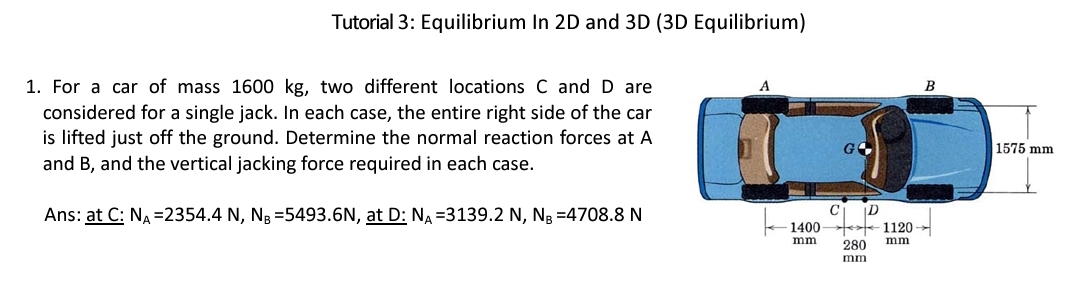 Tutorial 3 : Equilibrium In 2 D and 3 D ( 3 D