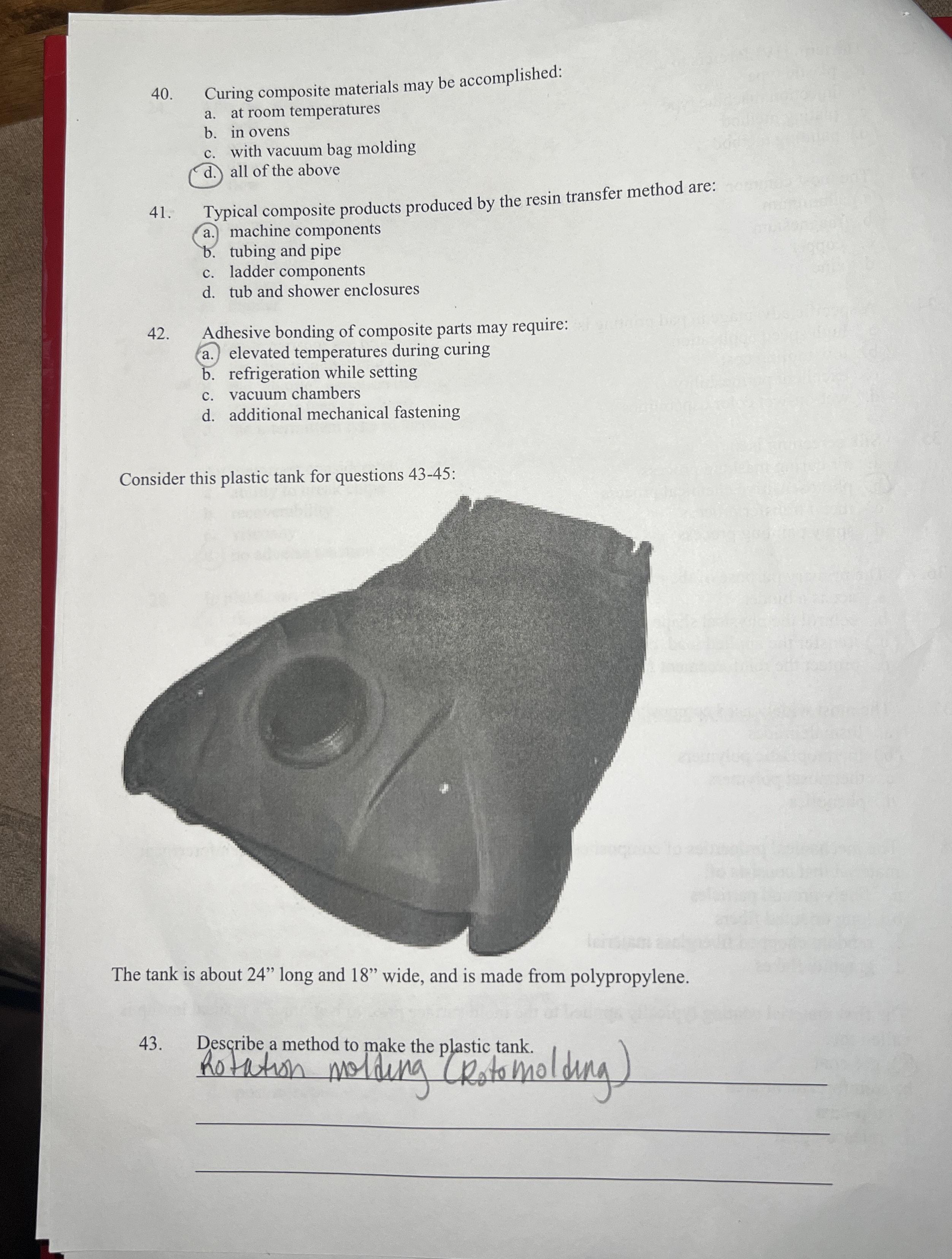 Curing composite materials may be accomplished: a