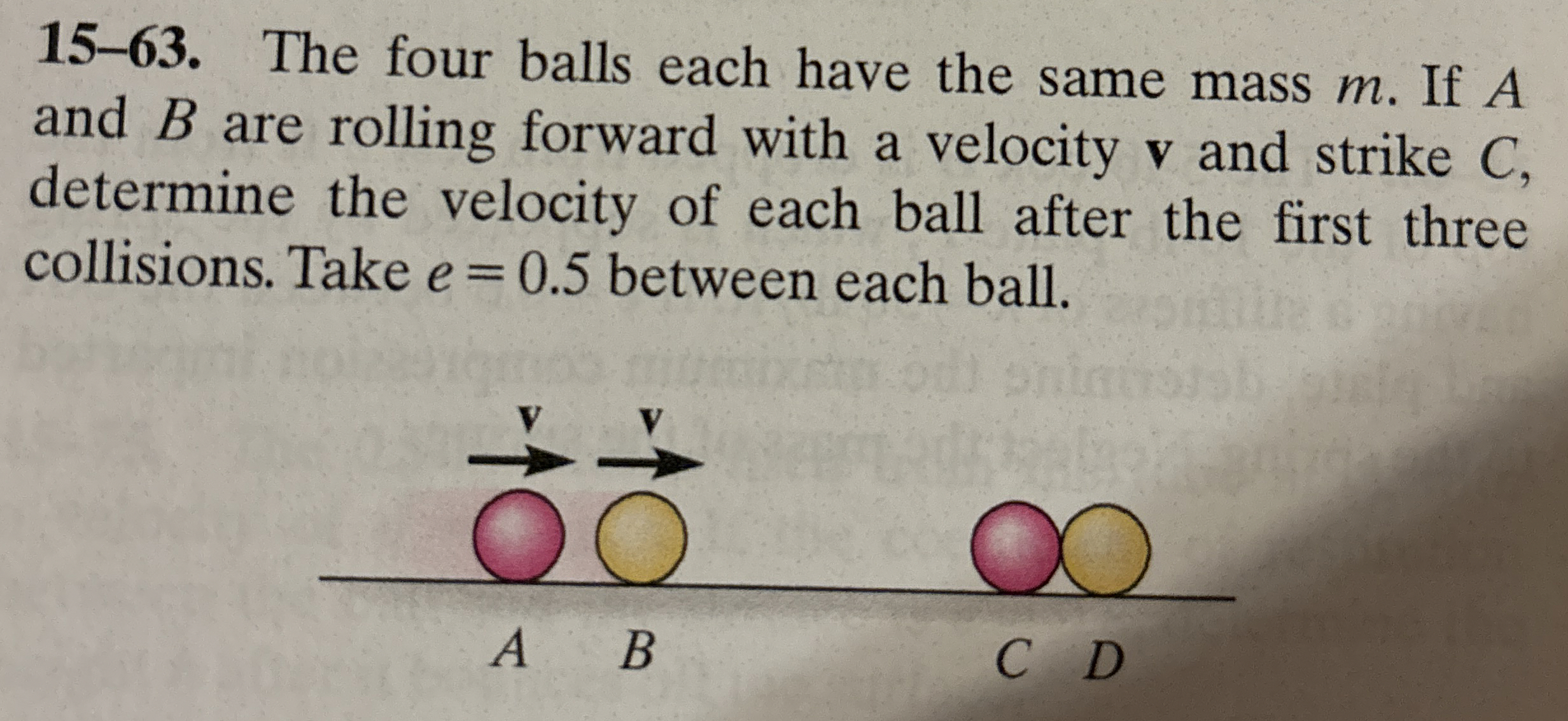 1 5 - 6 3 . The four balls each have the same