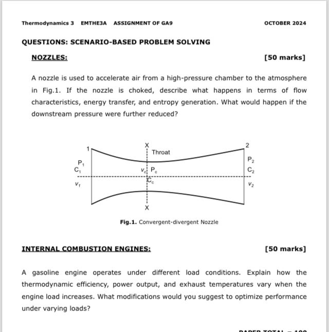 Thermodynamics 3 EMTHE 3 A ASSIGNMENT OF GA 9