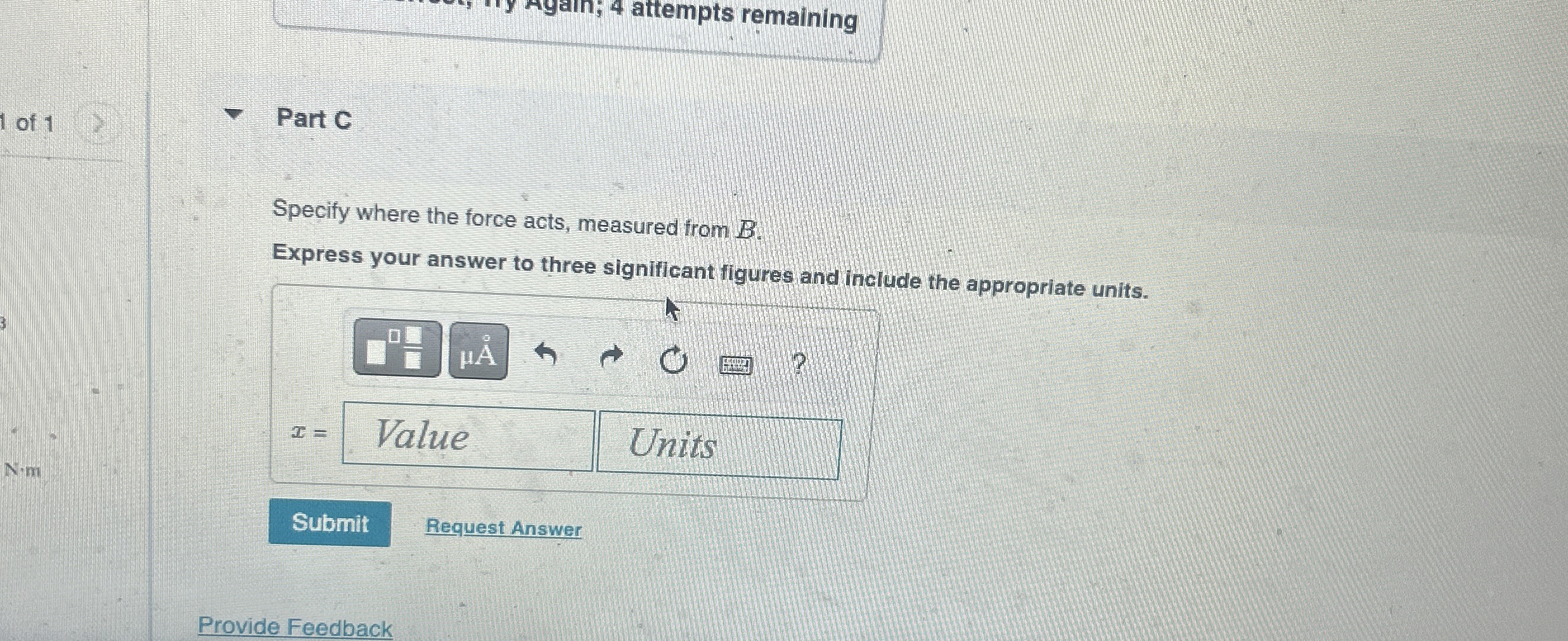 Replace the loading acting on the beam by a