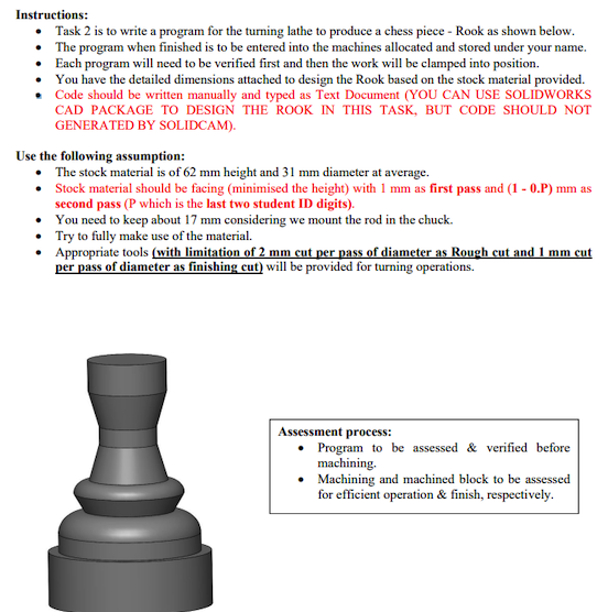 P = 9 9 Write the program ( G code ) for the