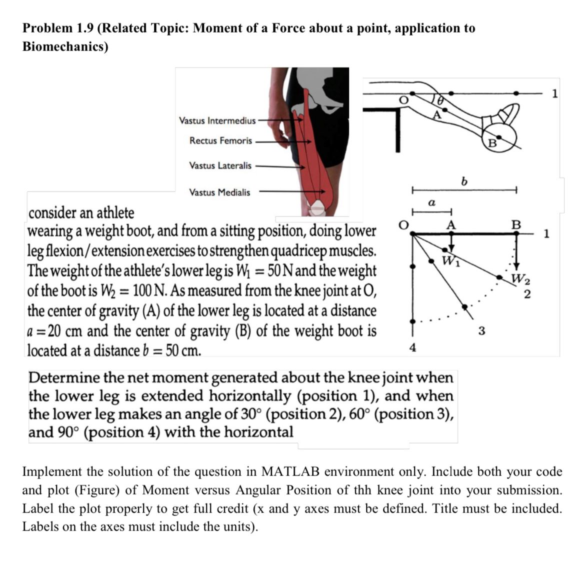 Problem 1 . 9 ( Related Topic: Moment of a Force
