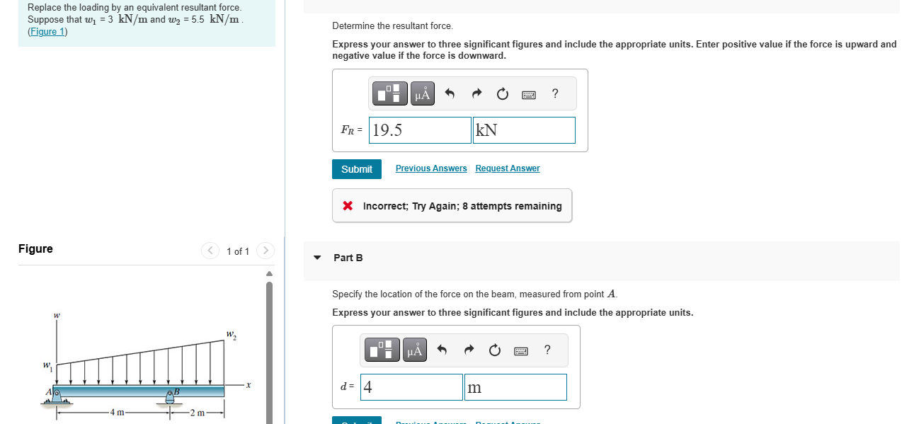 Replace the loading by an equivalent resultant