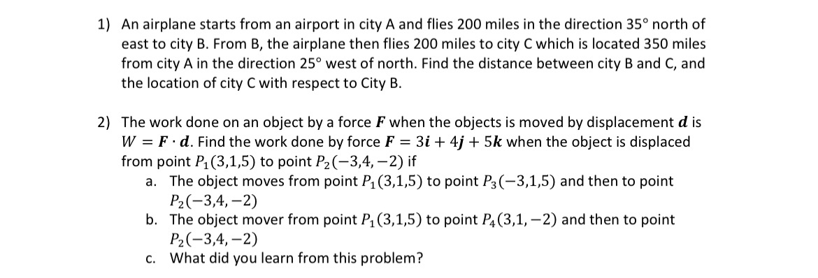 Please help me solve these two problems step by