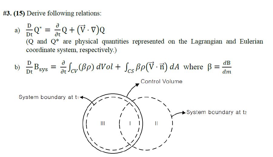 # 3 . ( 1 5 ) Derive following relations: a ( D )