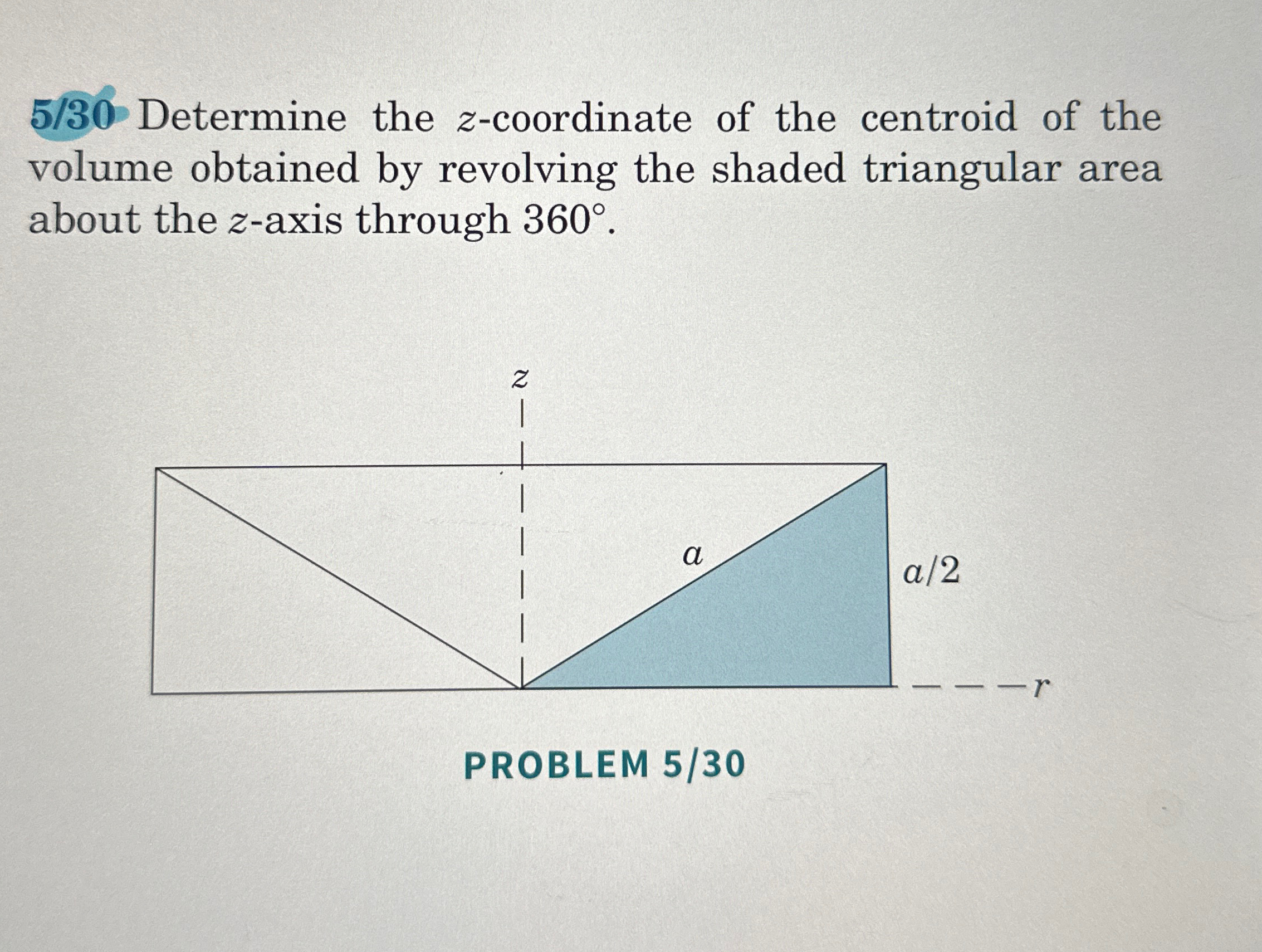 5 / 3 0 Determine the z - coordinate of the