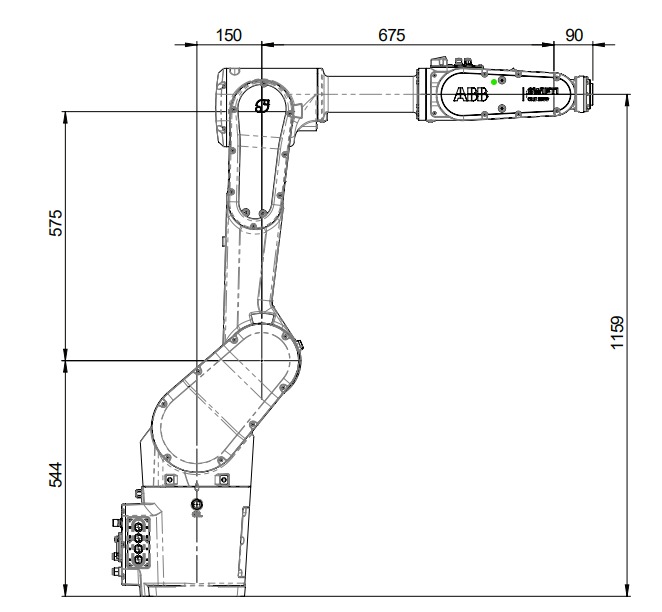 Determine the Denavit Hartenberg parameters table