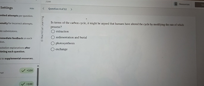 1 2 0 0 Resources Settings mited attempts per