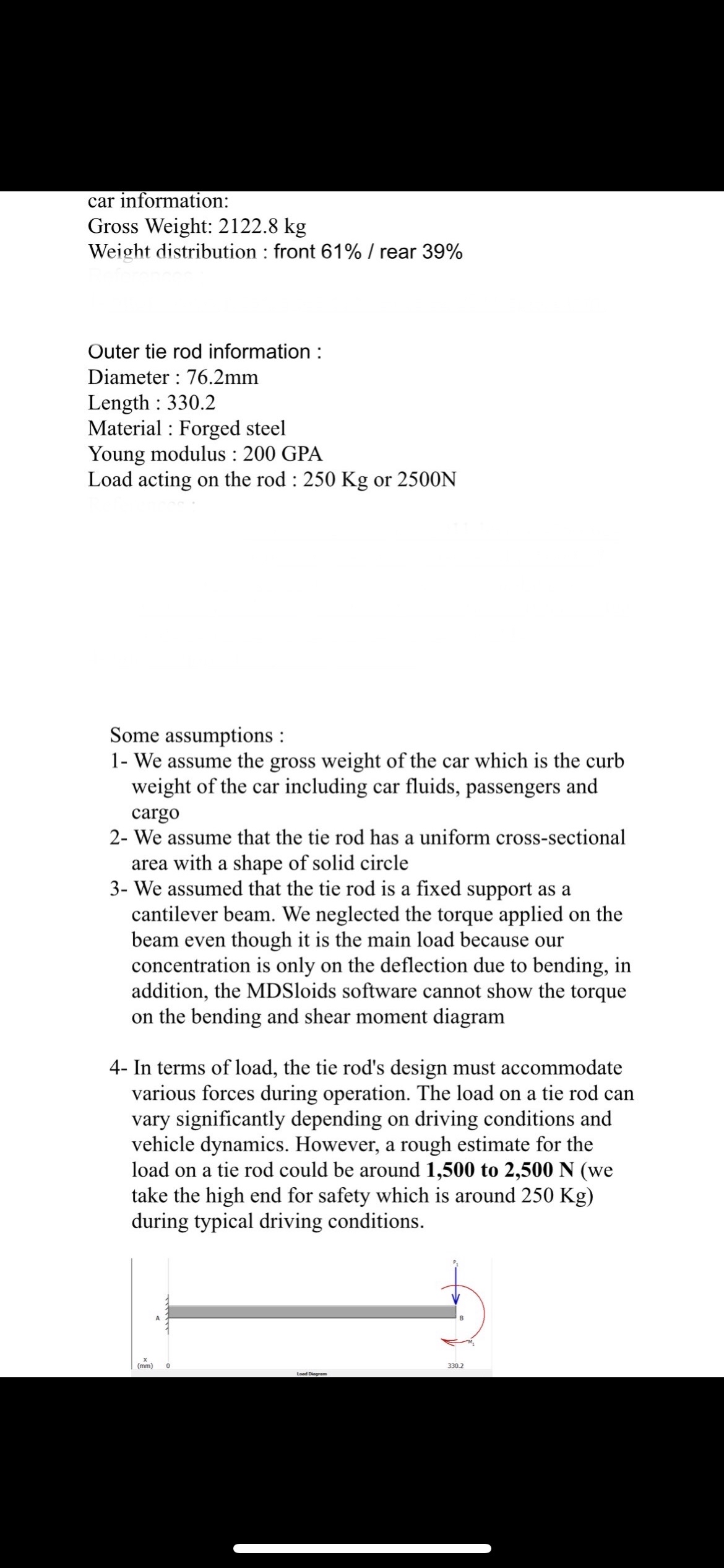 Find the singularity function of the load, shear