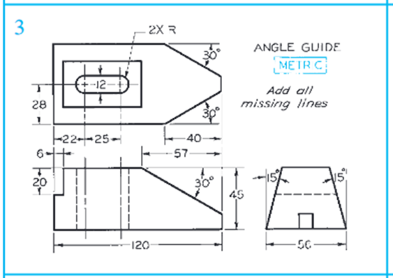 3 ANGLE GUIDE MEIRC Add all missing lines and