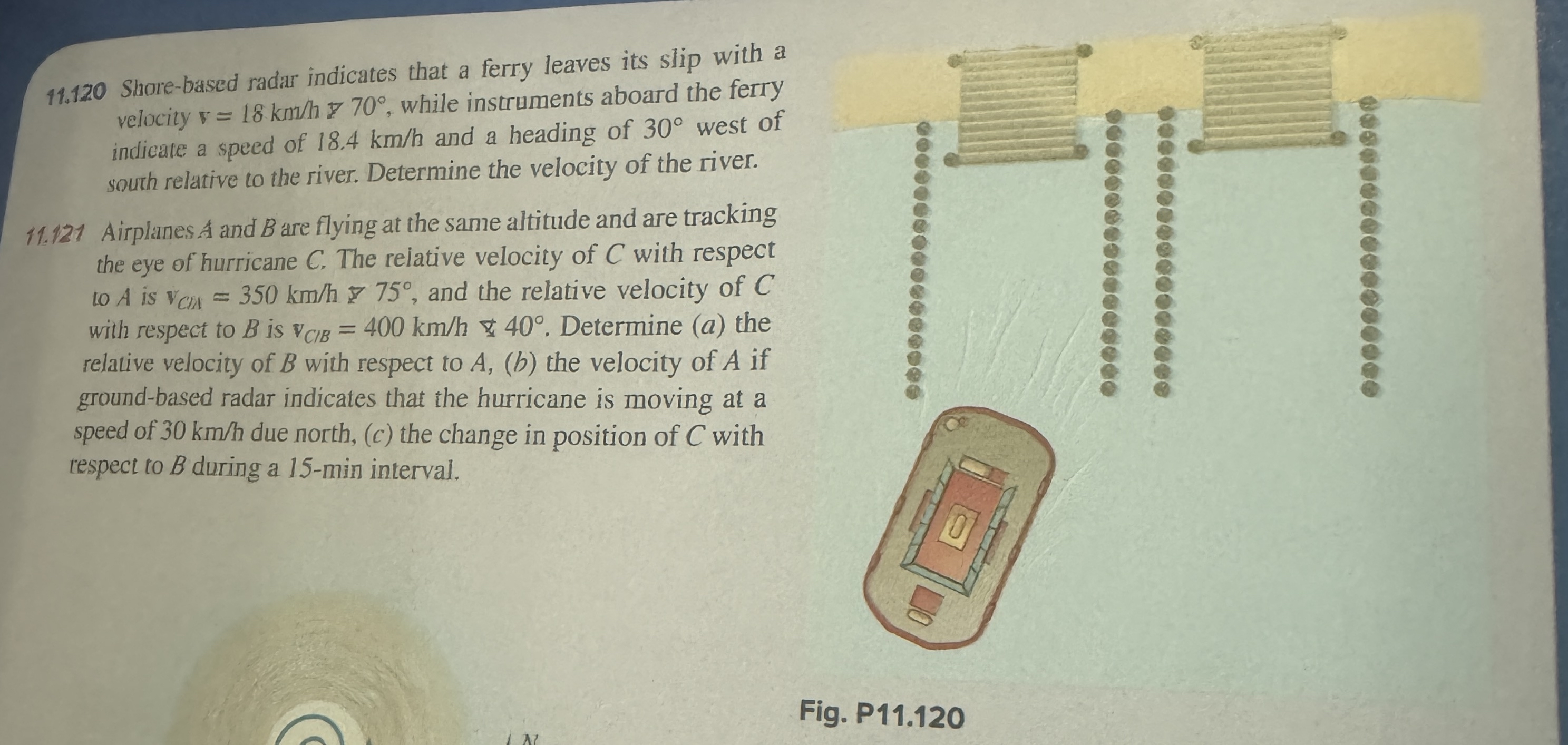 1 1 . 1 2 0 Shore - based radar indicates that a