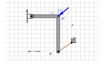 The L - shaped light beam is attached to the side