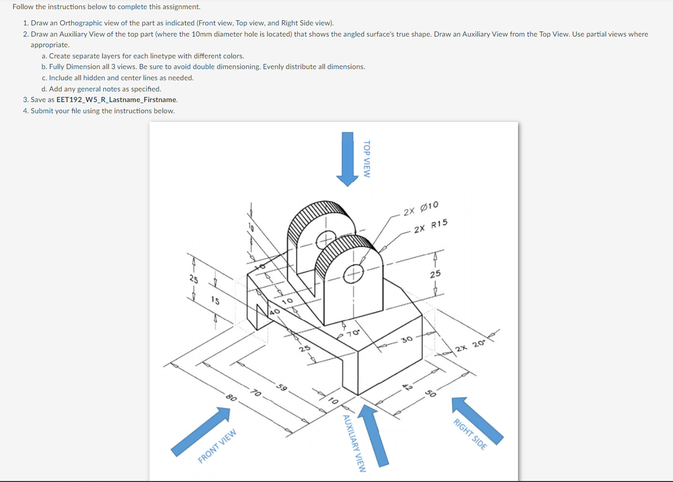 Follow the instructions below to complete this
