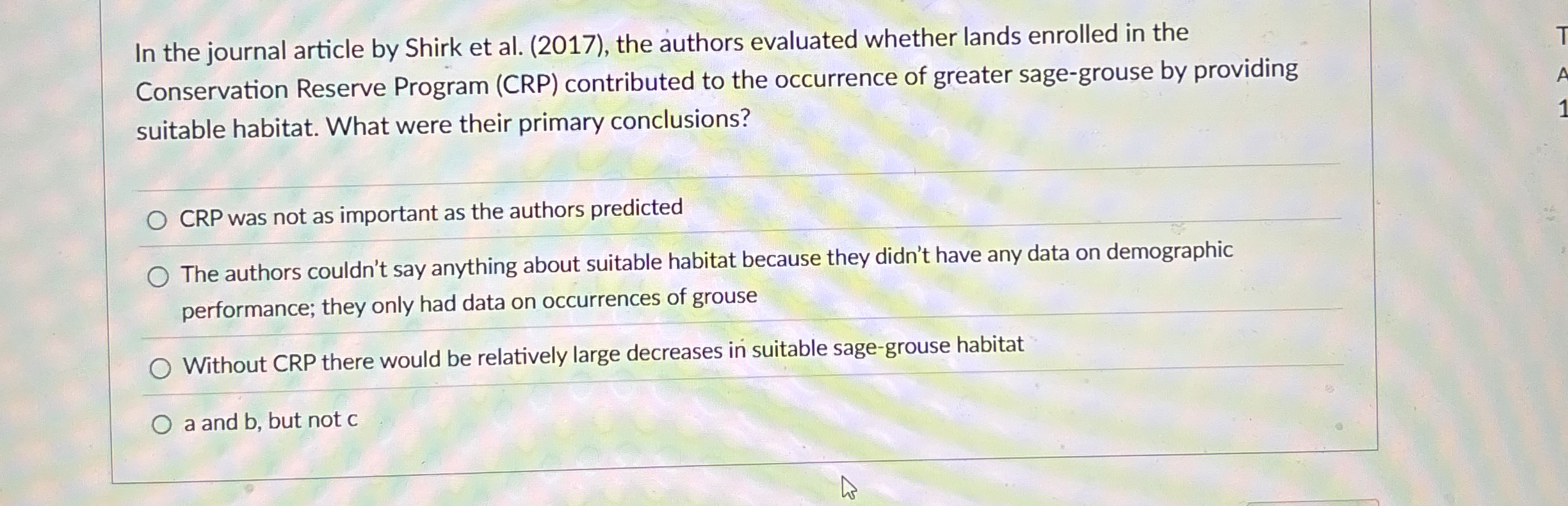 In the journal article by Shirk et al . ( 2 0 1 7