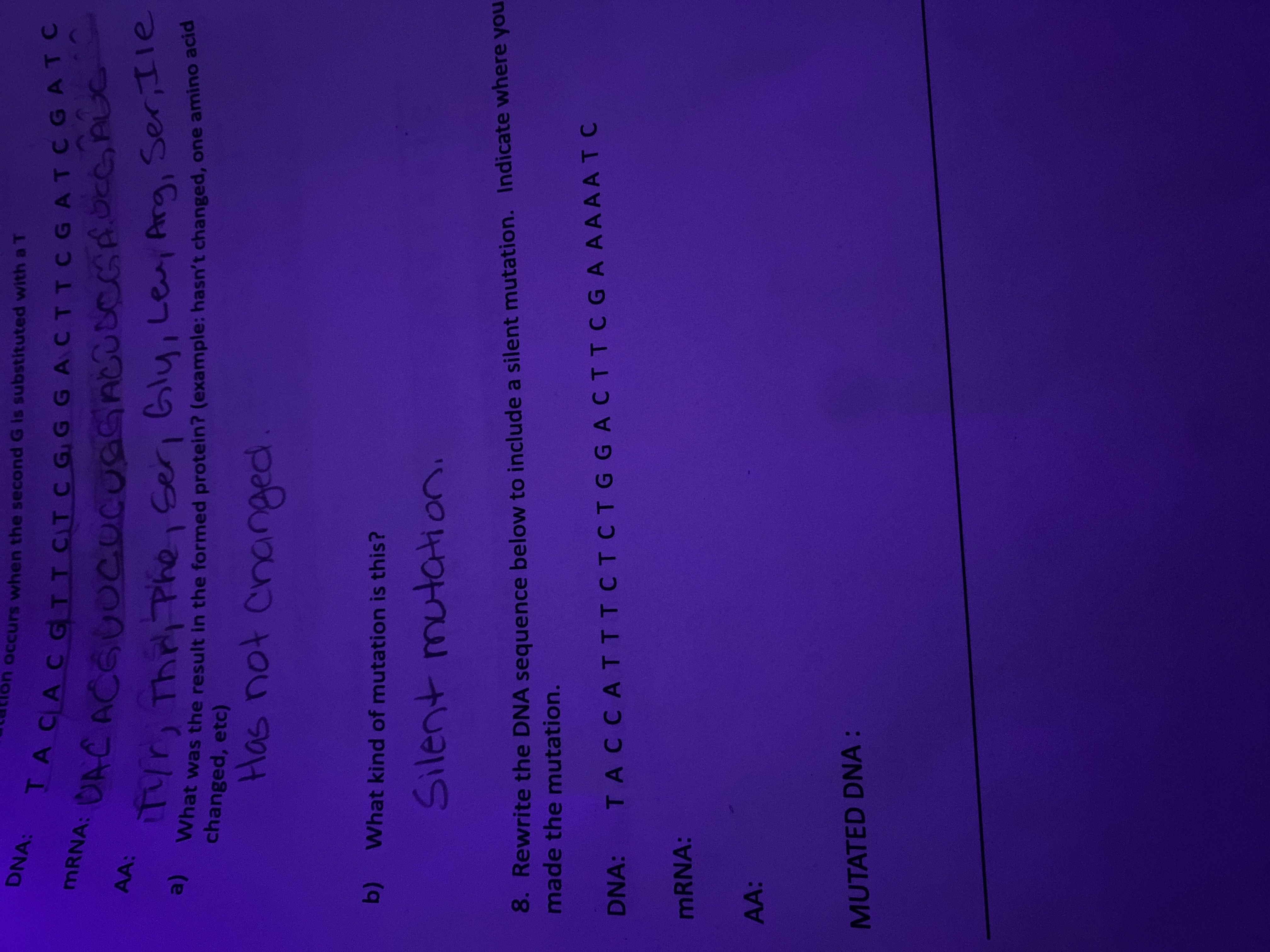 occurs when the second \ ( G \ ) is substituted