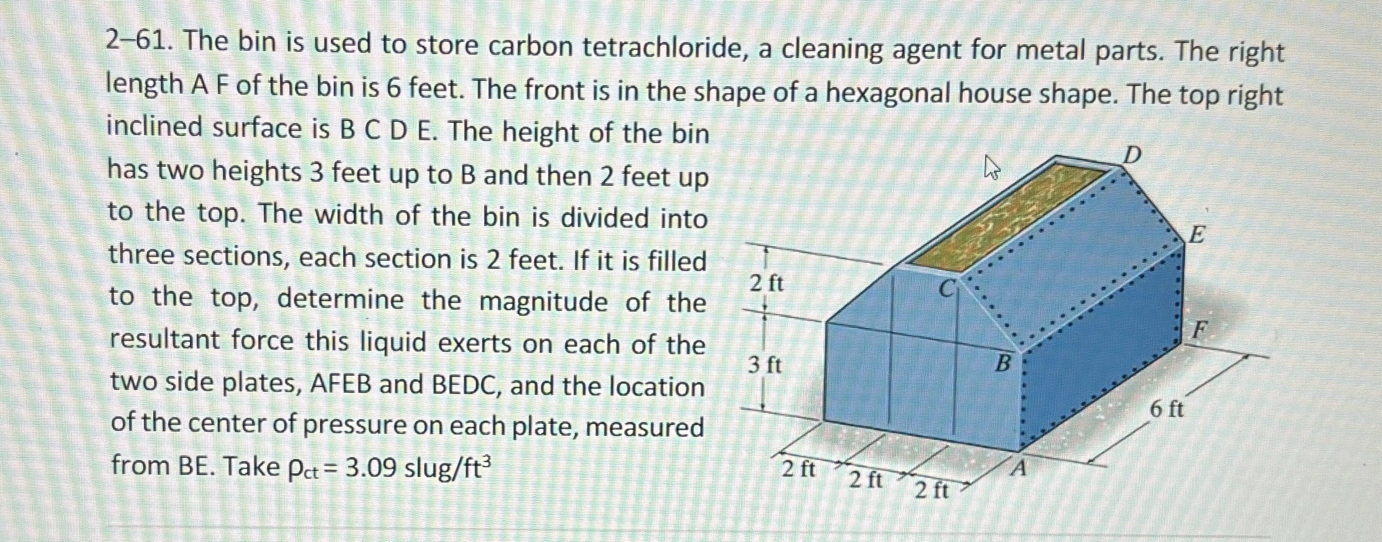 2 - 6 1 . The bin is used to store carbon